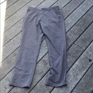 Men’s gray Under Armour golf pants